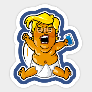 Baby Donnie Twit Sticker